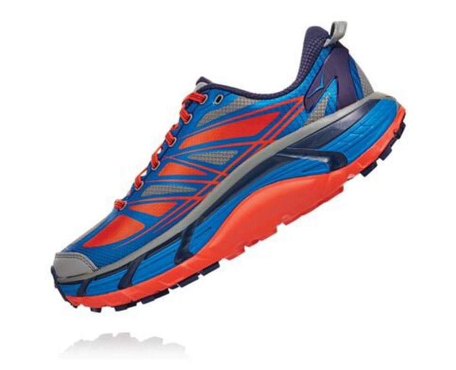 Hoka One One Trailove Tenisky Panske Modre - Mafate Speed 2 - 48725-MKGS